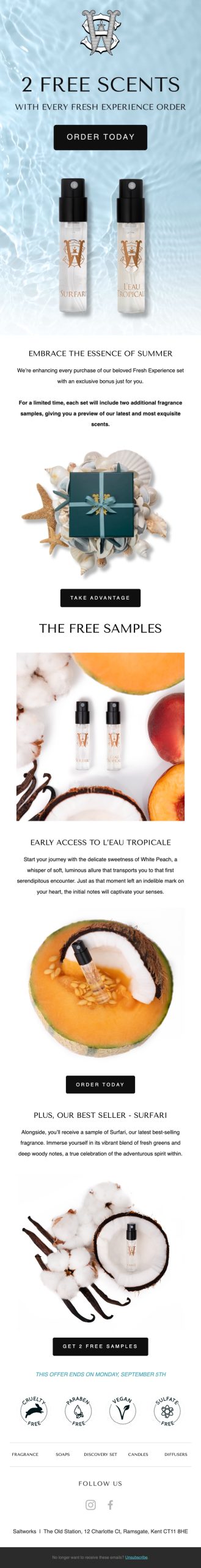 klaviyo perfume store